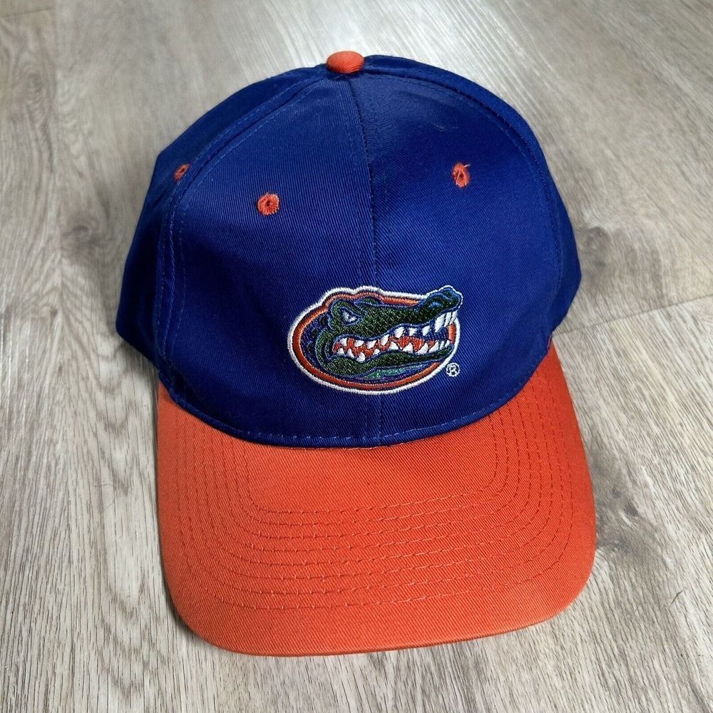 Vintage Florida Gators Snapback Hat Blue Orange College Football Cap